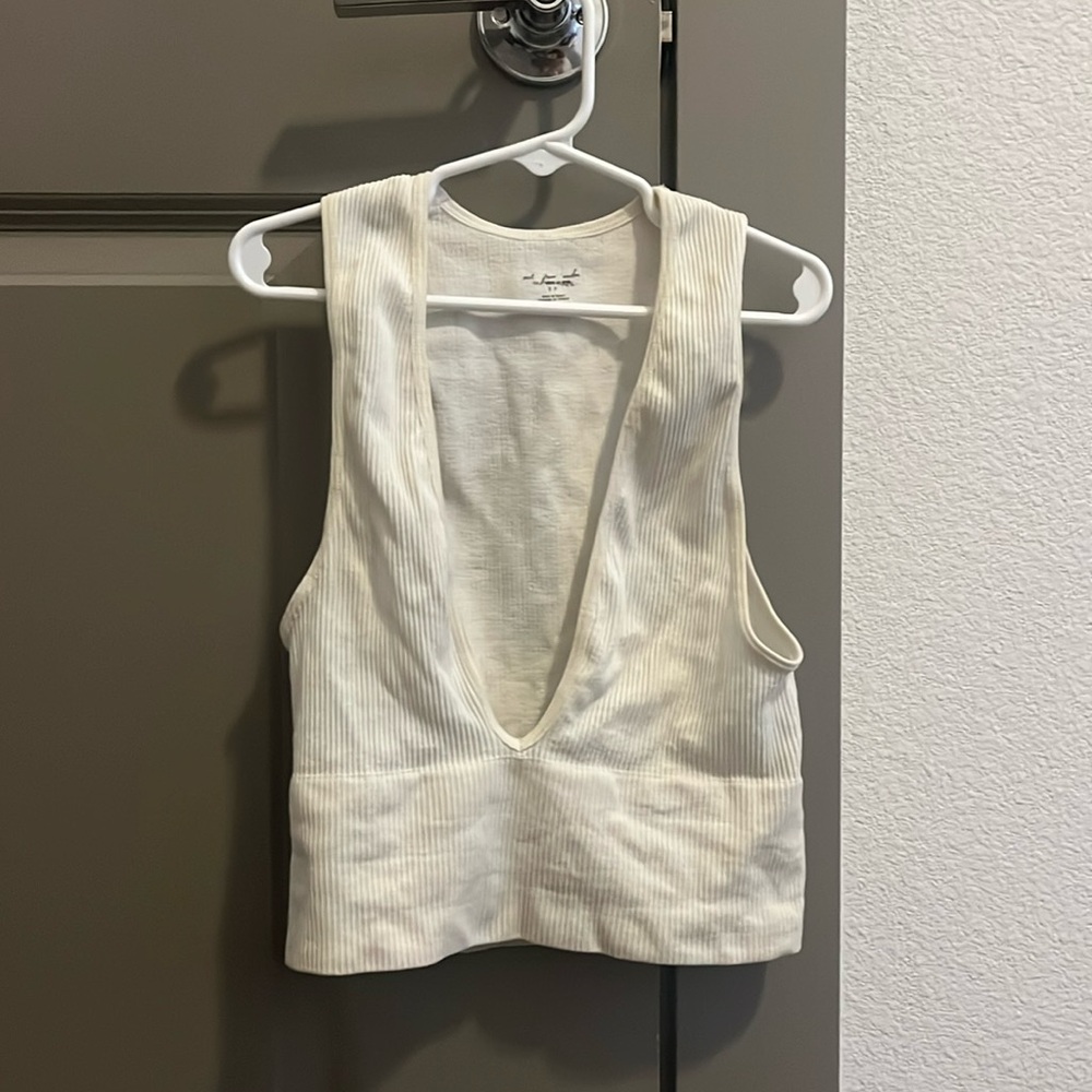UO - Out From Under Deep-V Crop Top